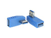 USB 3 Male to Female Right Angle R/A Elbow RIGHT 90 Degree USB 3.0