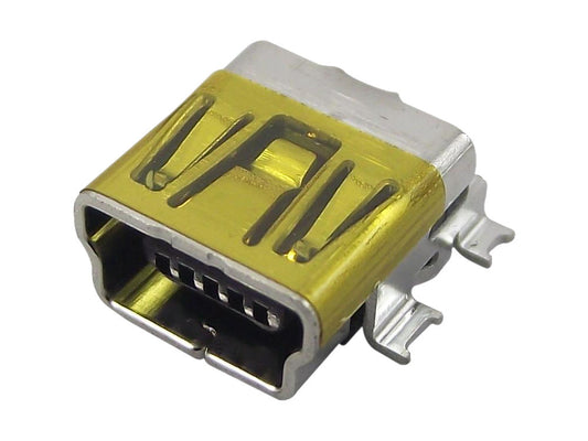 Female USB Mini-B Surface Mount PCB Solder Socket
