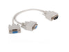 1 to 2 Way Passive VGA Splitter Cable – Dual Monitor Y-Splitter for PC, Laptop, Projector