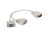 1 to 2 Way Passive VGA Splitter Cable – Dual Monitor Y-Splitter for PC, Laptop, Projector
