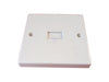White BT 2 Wire Telephone Jack Outlet Telepermited
