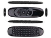 Mini Wireless Remote Qwerty Keyboard Gyro Air Mouse for Kodi Media PC